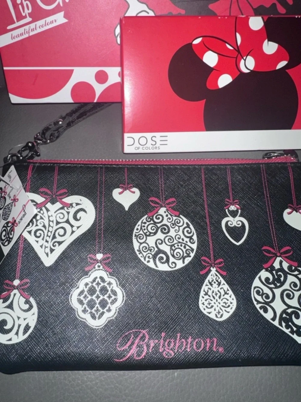 Brighton Set Minnie Mouse Bella Makeup NIB Items Set